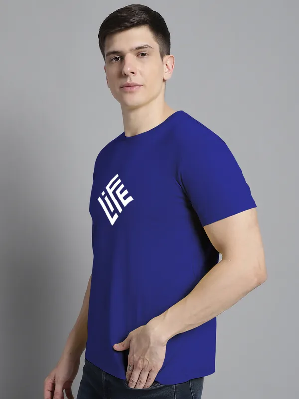 Blue_Cotton_Life_Print_Round_Neck_T-Shirt_For_Men