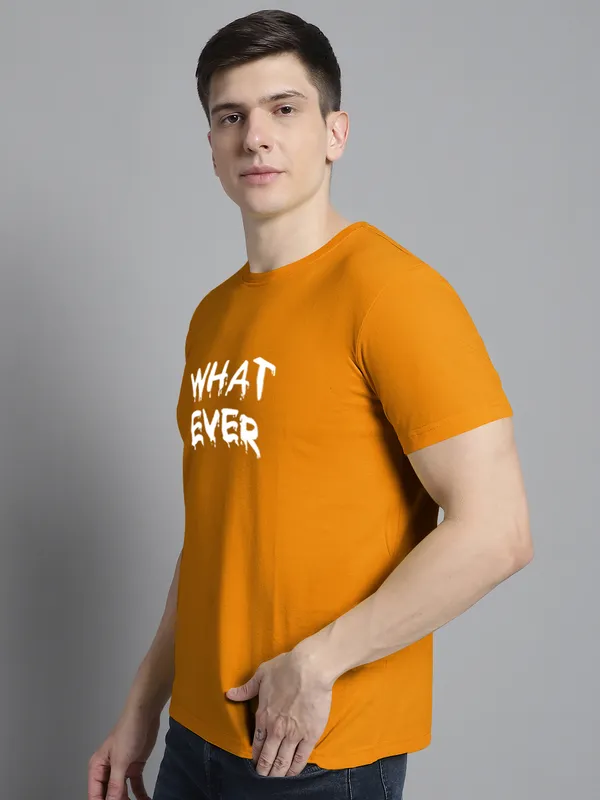 Mustard_Cotton_What_Ever_Print_Round_Neck_T-Shirt_For_Men