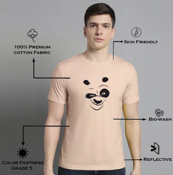 Pack_of_2_Mustard_&_Coral_Cotton_Rib_Trimmed_Neckline_Printed_T-Shirt_For_Men