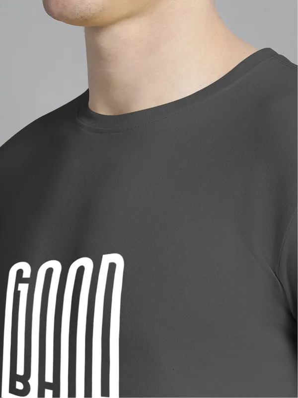 Grey_Cotton_Good_Bad_Print_Round_Neck_T-Shirt_For_Men
