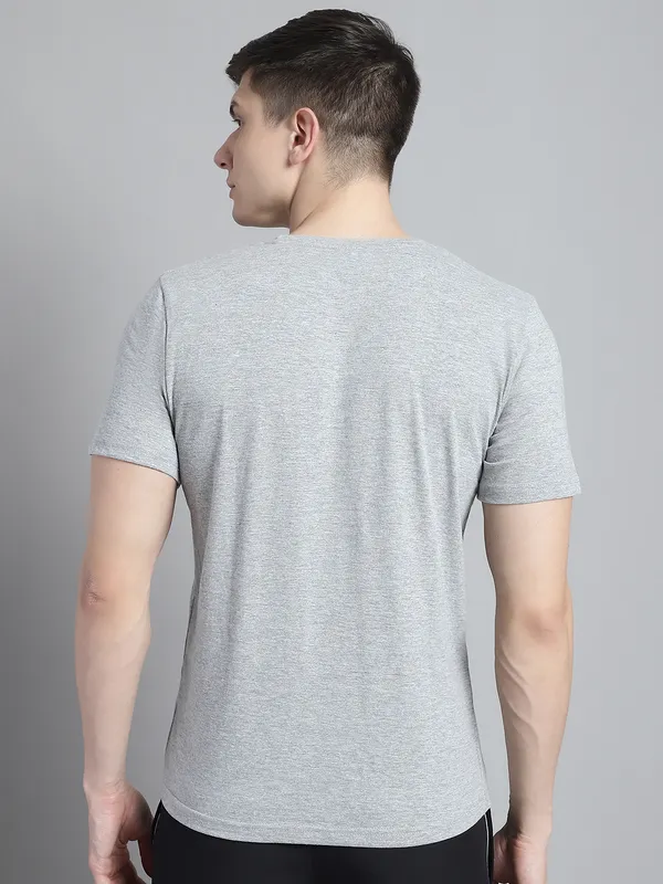 Pack_of_2_Grey_&_Red_Cotton_Rib_Trimmed_Neckline_Printed_T-Shirt_For_Men