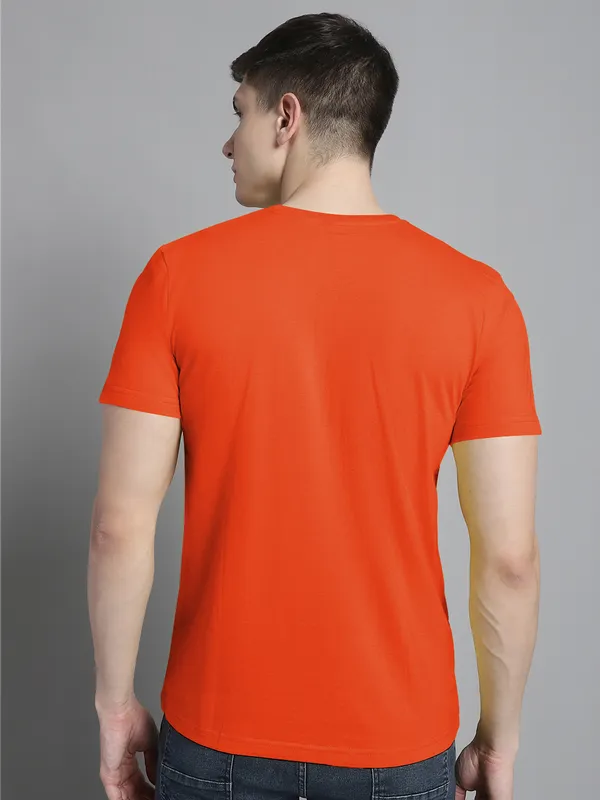 Orange_Cotton_Discipline_Print_Round_Neck_T-Shirt_For_Men
