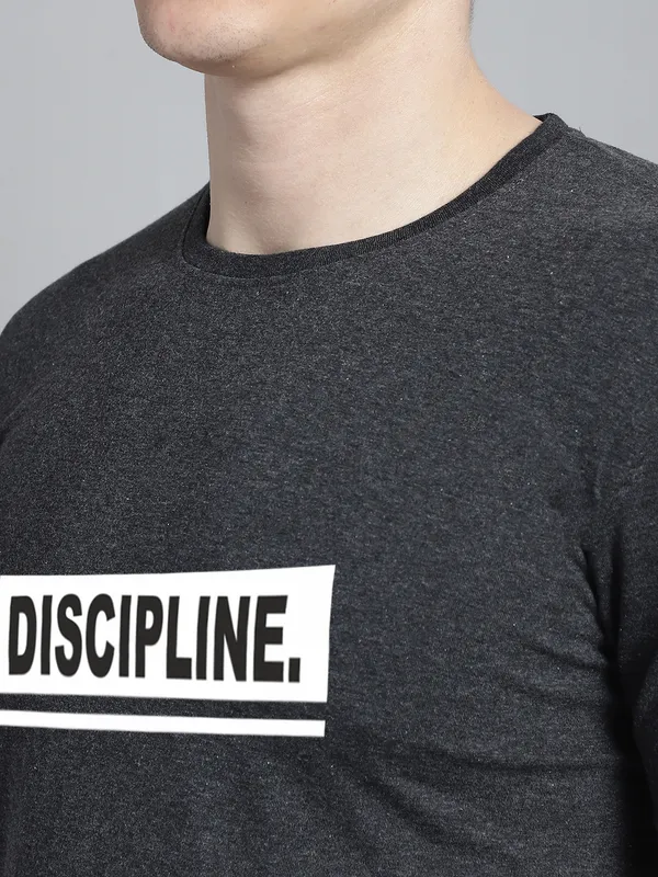 Grey_Cotton_Discipline_Print_Round_Neck_T-Shirt_For_Men