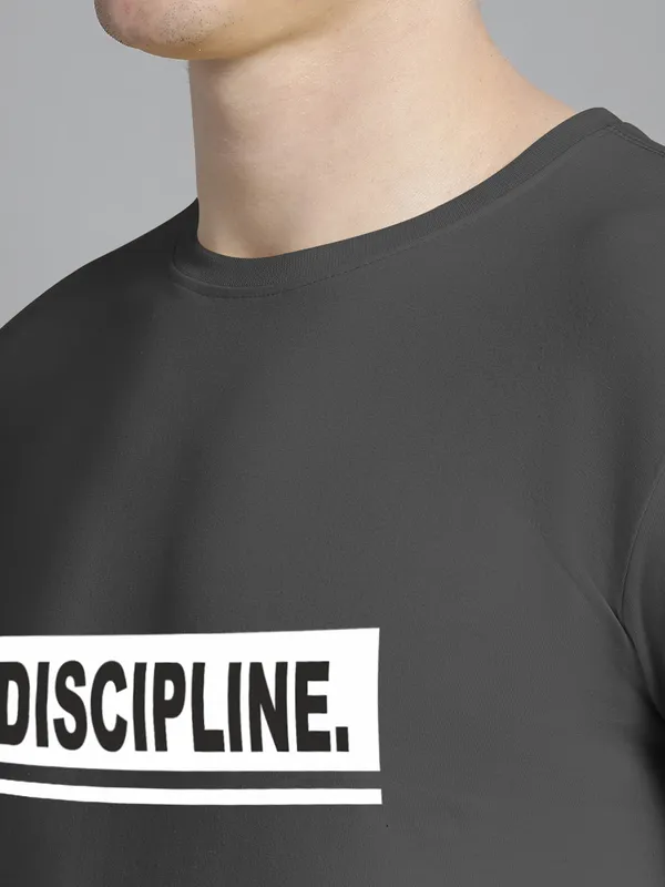 Grey_Cotton_Discipline_Print_Round_Neck_T-Shirt_For_Men