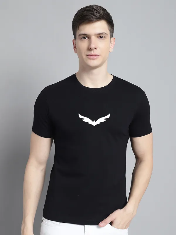 Pack_of_2_Black_&_Grey_Cotton_Rib_Trimmed_Neckline_Printed_T-Shirt_For_Men