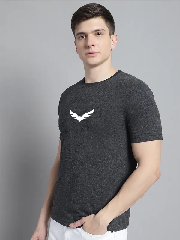 Grey_Cotton_Bat_Print_Round_Neck_T-Shirt_For_Men
