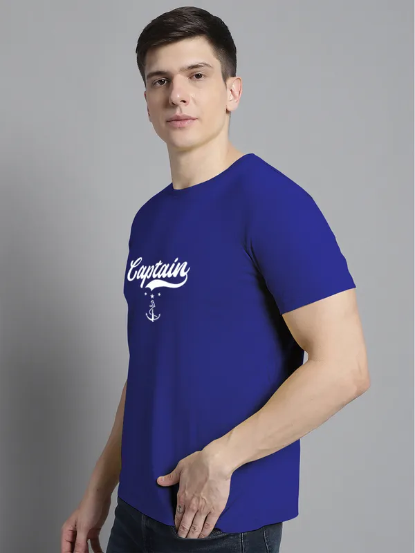 Blue_Cotton_Captain_Print_Round_Neck_T-Shirt_For_Men