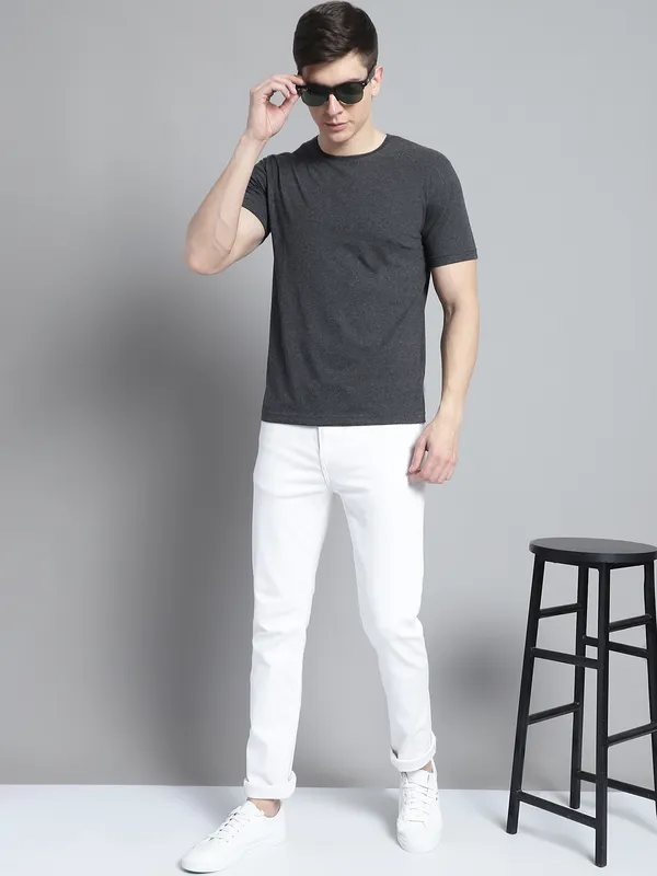 Pack_of_2_Black_&_Grey_Cotton_Round_Neck_T-Shirt_For_Men