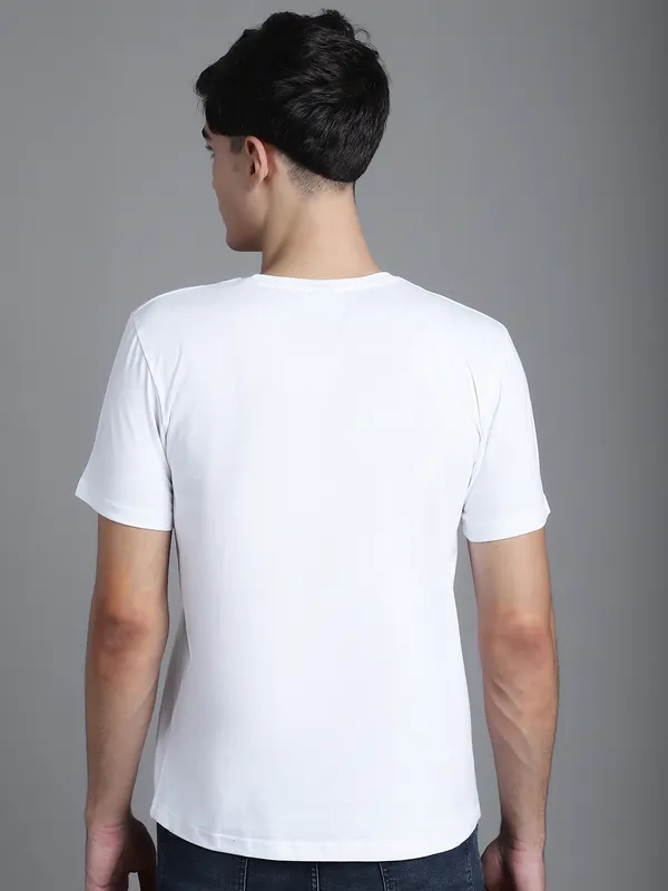 Pack_of_2_White_&_Yellow_Cotton_Round_Neck_T-Shirt_For_Men