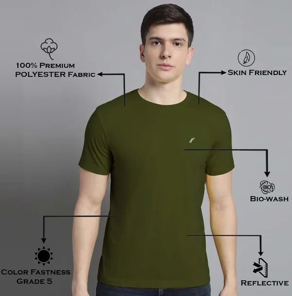 Pack_of_2_Red_&_Olive_Green_Cotton_Round_Neck_T-Shirt_For_Men