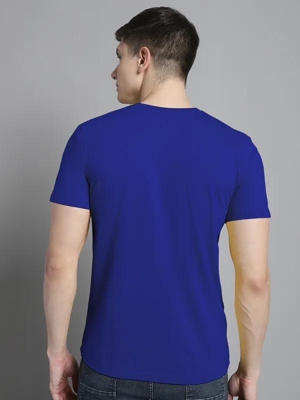 Pack_of_2_Blue_&_Grey_Cotton_Round_Neck_T-Shirt_For_Men