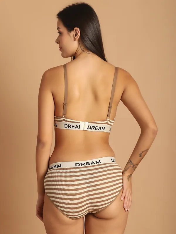Brown_Cotton_Mid_Coverage_Padded_Bra_With_Low_Rise_Brief_Lingerie_Set_For_Women