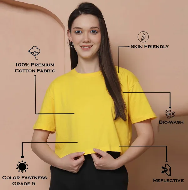 Women_Yellow_Oversized_Cotton_Tshirt