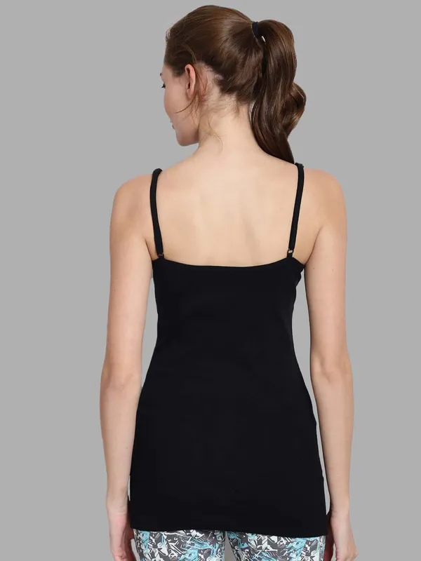 Black_Cotton_Rib_Camisole_For_Women
