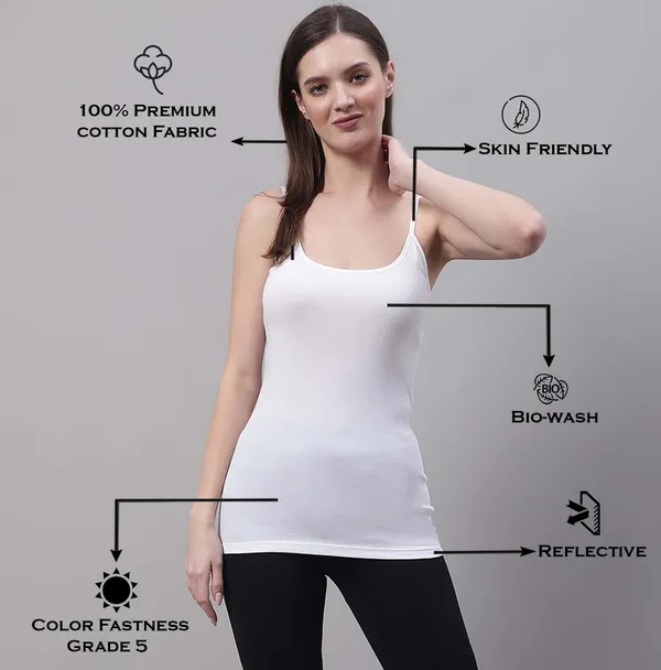 White_Cotton_Rib_Camisole_For_Women