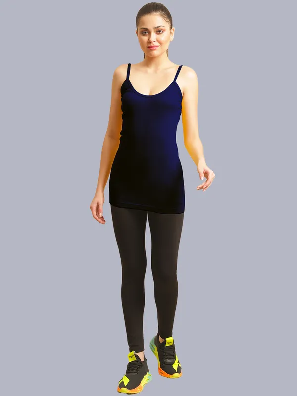 Blue_Cotton_Rib_Camisole_For_Women