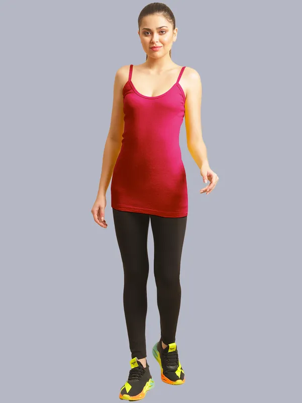 Pink_Cotton_Rib_Camisole_For_Women