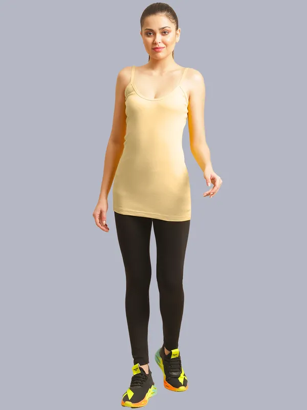 Beige_Cotton_Rib_Camisole_For_Women