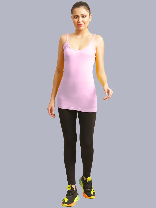 Pink_Cotton_Rib_Camisole_For_Women