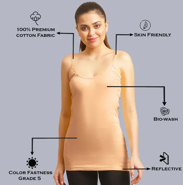 Coral_Cotton_Rib_Camisole_For_Women
