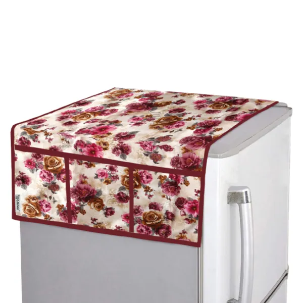 3-Layered_Refrigerator/Fridge_Top_Cover_With_6_Utility_Pockets_(Material-Polyester,_Color-Multi,_Size-39x21_Inches)