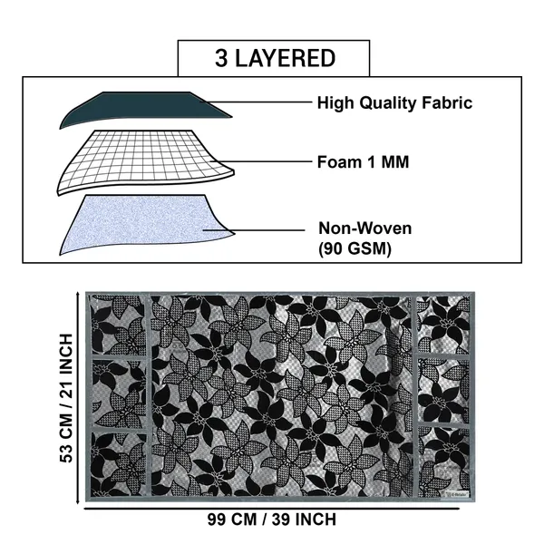 3-Layered_Refrigerator/Fridge_Top_Cover_With_6_Utility_Pockets_(Material-Velvet,_Color-Black,_Size-39x21_Inches)