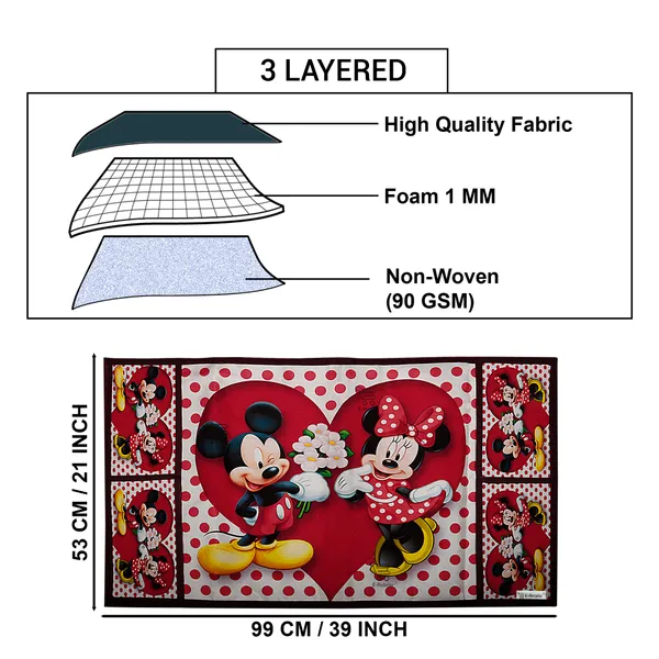 3-Layered_Refrigerator/Fridge_Top_Cover_With_4_Utility_Pockets_(Material-Jute,_Color-Red,_Size-39x21_Inches)