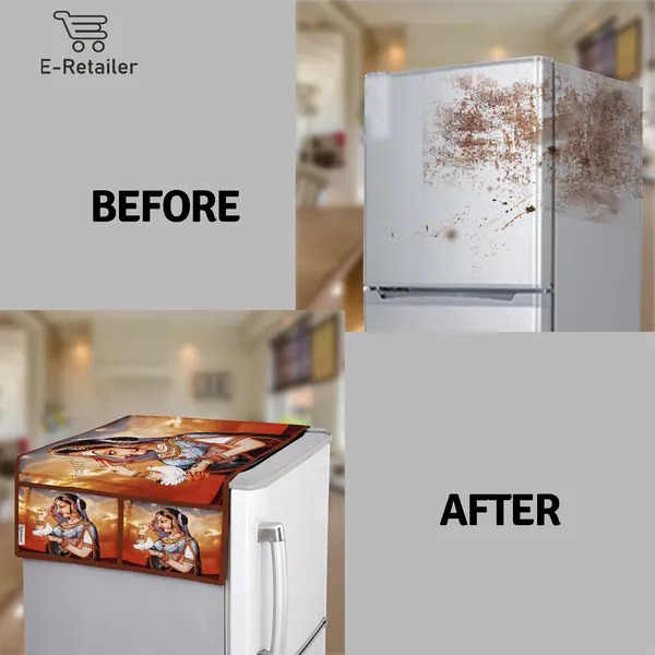 3-Layered_Refrigerator/Fridge_Top_Cover_With_4_Utility_Pockets_(Material-Jute,_Color-Multi,_Size-39x21_Inches)