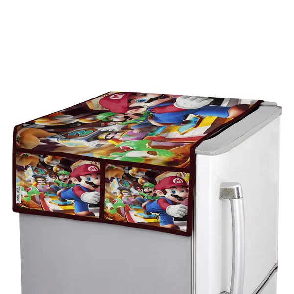 3-Layered_Refrigerator/Fridge_Top_Cover_With_4_Utility_Pockets_(Material-Jute,_Color-Multi,_Size-39x21_Inches)