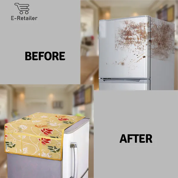 _3-Layered_Refrigerator/Fridge_Top_Cover_With_6_Utility_Pockets_(Material-Net,_Color-Golden,_Size-39x21_Inches)