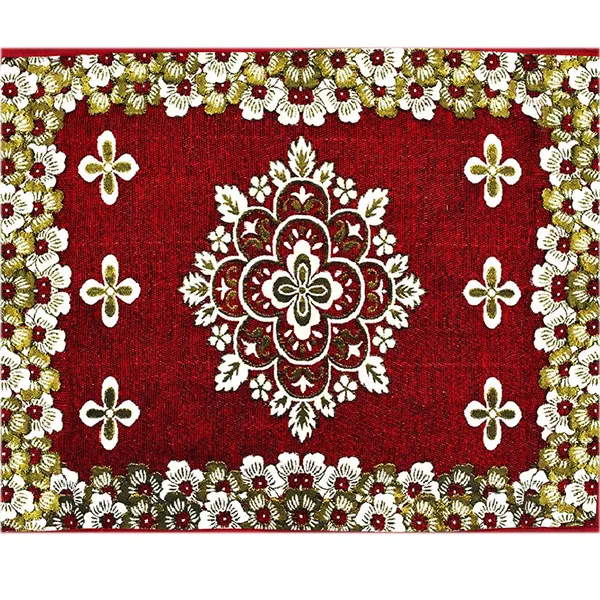 3-Layered_Refrigerator/Fridge_Top_Cover_With_6_Utility_Pockets_(Material-Jacquard,_Color-Maroon,_Size-39x21_Inches)