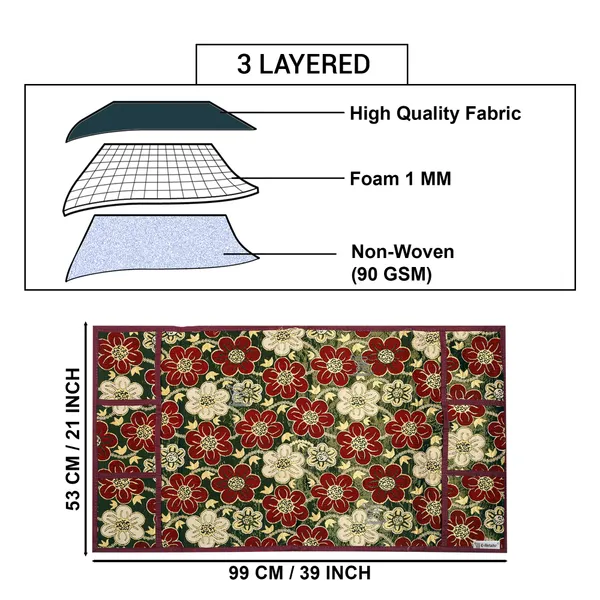6_Pcs_Of_Cover_Multipurpose_Mats/Fridge_Mats/Refrigerator_Drawer_Mats_(Material-PP,_Color-Red,_Size-17.5X11.5_Inches)