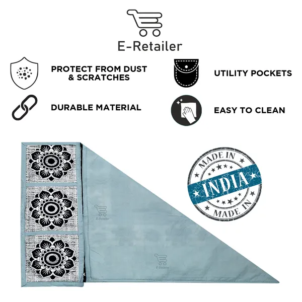 6_Pcs_Of_Cover_Multipurpose_Mats/Fridge_Mats/Refrigerator_Drawer_Mats_(Material-PP,_Color-Red,_Size-17.5X11.5_Inches)
