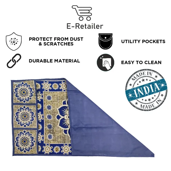 6_Pcs_Of_Cover_Multipurpose_Mats/Fridge_Mats/Refrigerator_Drawer_Mats_(Material-PP,_Color-Red,_Size-17.5X11.5_Inches)