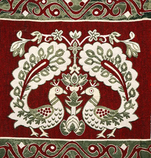 3-Layered_Refrigerator/Fridge_Top_Cover_With_6_Utility_Pockets_(Material-Jacquard,_Color-Maroon,_Size-39x21_Inches)