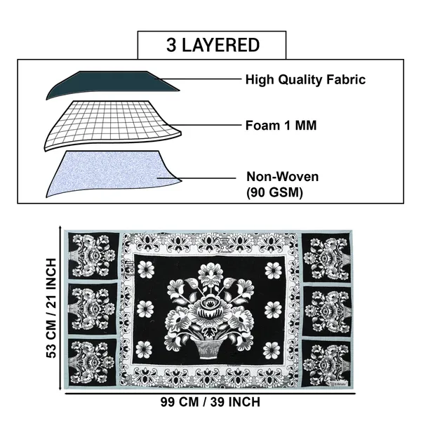 3-Layered_Refrigerator/Fridge_Top_Cover_With_6_Utility_Pockets_(Material-Jacquard,_Color-Black,_Size-39x21_Inches)