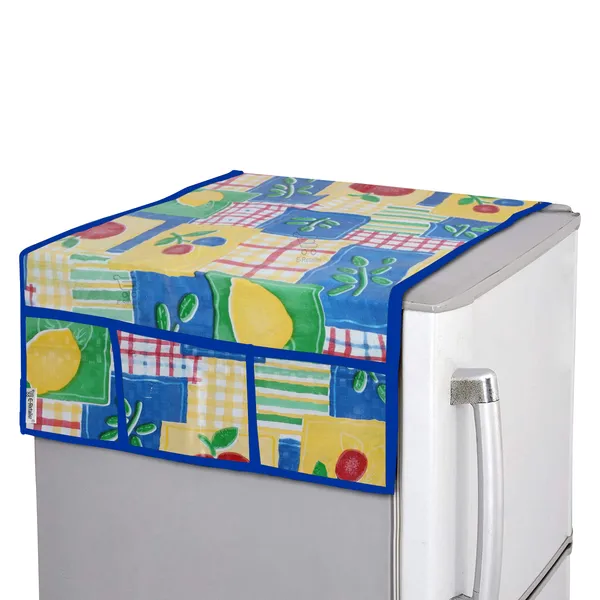 3-Layered_Refrigerator/Fridge_Top_Cover_With_6_Utility_Pockets_(Material-PVC,_Color-Blue,_Size-39x21_Inches)