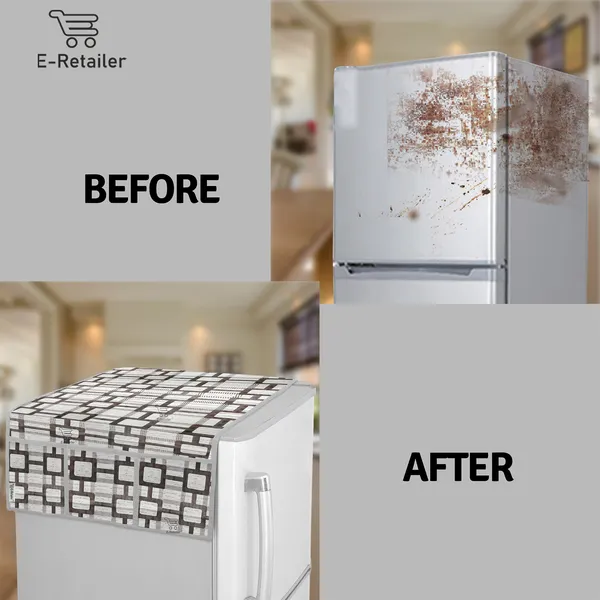 3-Layered_Refrigerator/Fridge_Top_Cover_With_6_Utility_Pockets_(Material-PVC,_Color-White,_Size-39x21_Inches)