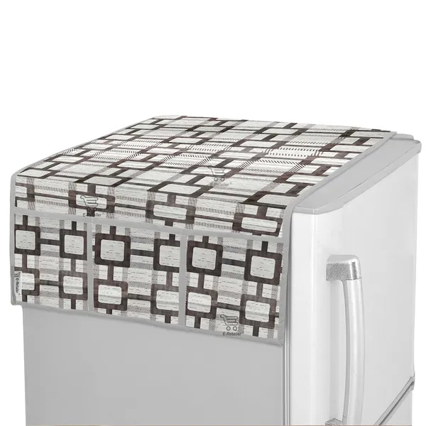 3-Layered_Refrigerator/Fridge_Top_Cover_With_6_Utility_Pockets_(Material-PVC,_Color-White,_Size-39x21_Inches)