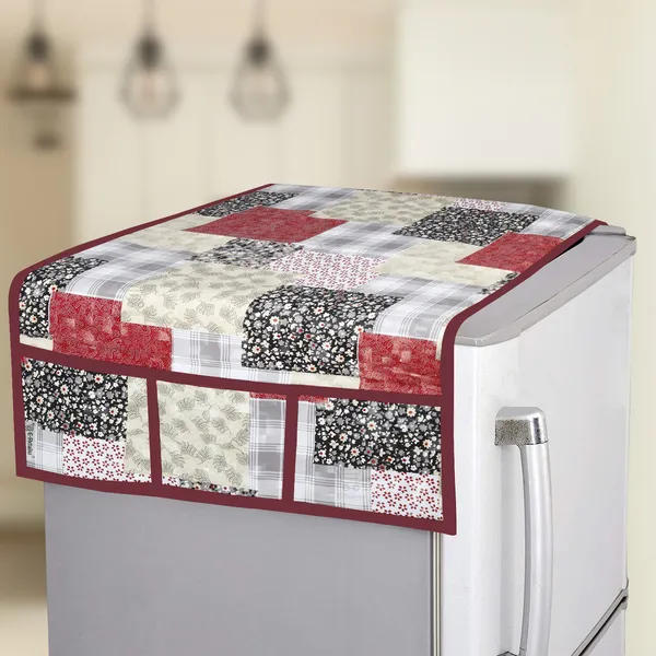 3-Layered_Refrigerator/Fridge_Top_Cover_With_6_Utility_Pockets_(Material-PVC,_Color-Multi,_Size-39x21_Inches)