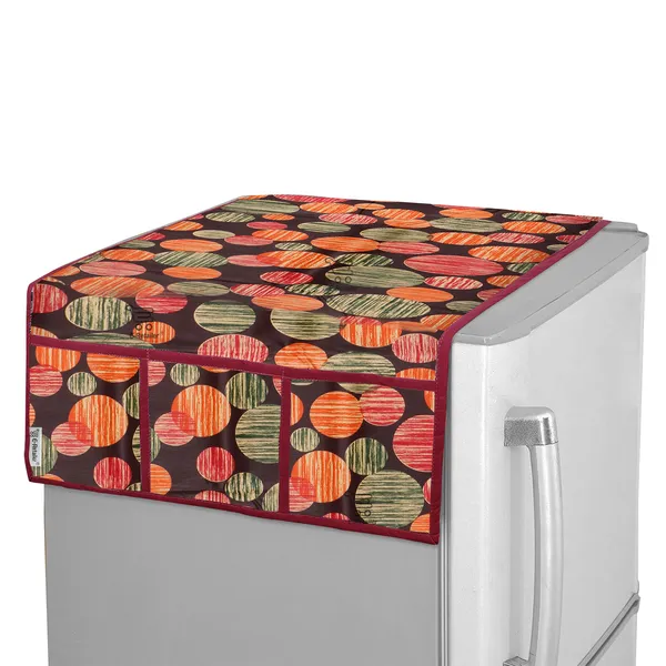 6_Pcs_Of_Cover_Appliance_Cover_Combo_Set_of_(1_Pc._Fridge_Top_Cover_+_1_Pc._Fridge_Handle_Cover_+_6_Pcs._Fridge_Mat)