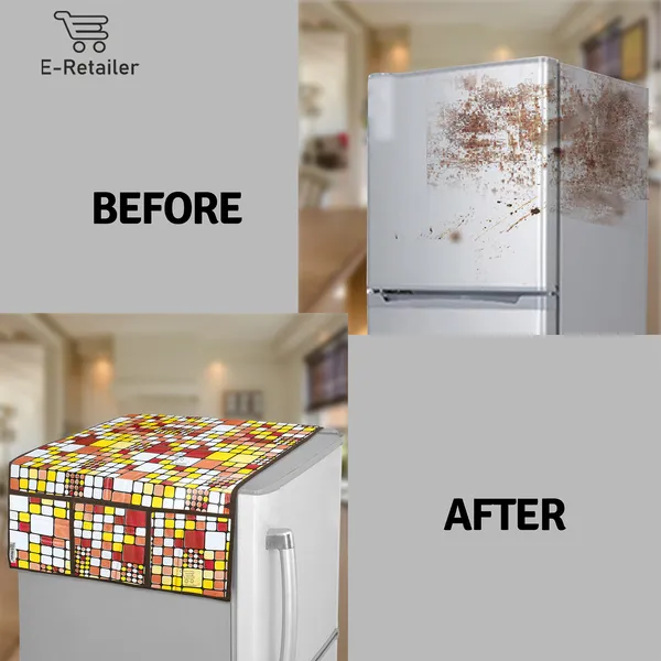 3-Layered_Refrigerator/Fridge_Top_Cover_With_6_Utility_Pockets_(Material-PVC,_Color-Brown,_Size-39x21_Inches)