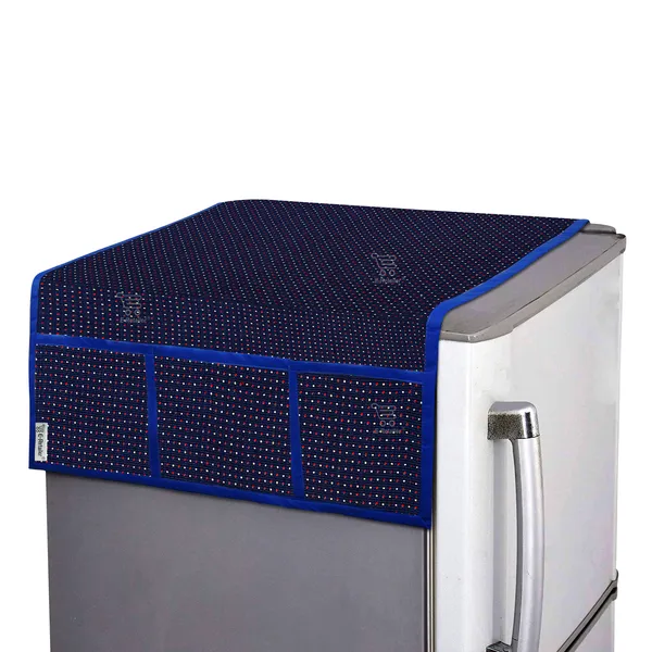 3-Layered_Refrigerator/Fridge_Top_Cover_With_6_Utility_Pockets_(Material-Polyester,_Color-Purple,_Size-39x21_Inches)