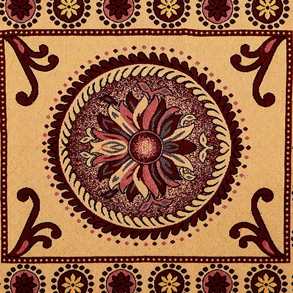 Refrigerator/Fridge_Top_Cover_With_6_Utility_Pockets_(Material-Jacquard,_Color-Golden,_Size-39x21_Inches)