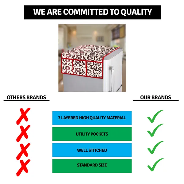 6_Pcs_Of_Cover_Multipurpose_Mats/Fridge_Mats/Refrigerator_Drawer_Mats_(Material-PP,_Color-Red,_Size-17.5X11.5_Inches)