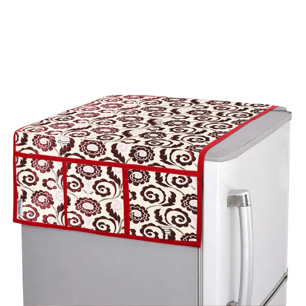 6_Pcs_Of_Cover_Multipurpose_Mats/Fridge_Mats/Refrigerator_Drawer_Mats_(Material-PP,_Color-Red,_Size-17.5X11.5_Inches)