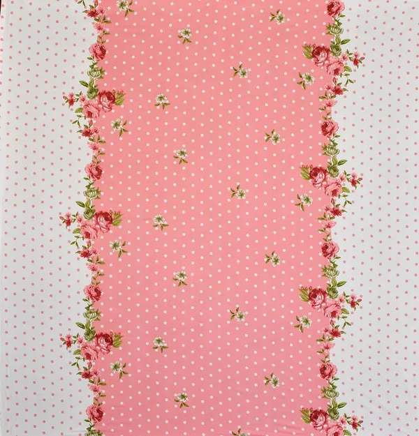 220TC_Pink_Polka_King_Size_Double_Bed_Elastic_Fitted_100%_Cotton_Bedsheet_with_2_Pillow_Cover_(72"x78"_Upto_6"_Mattress)