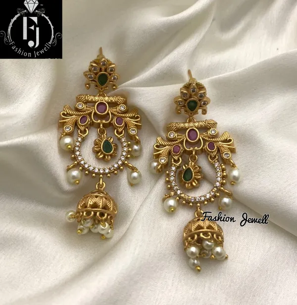 Mayura_Classic_Antique_Jhumka_Earrings