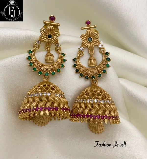 Anoma_Antique_Jhumki_Earrings