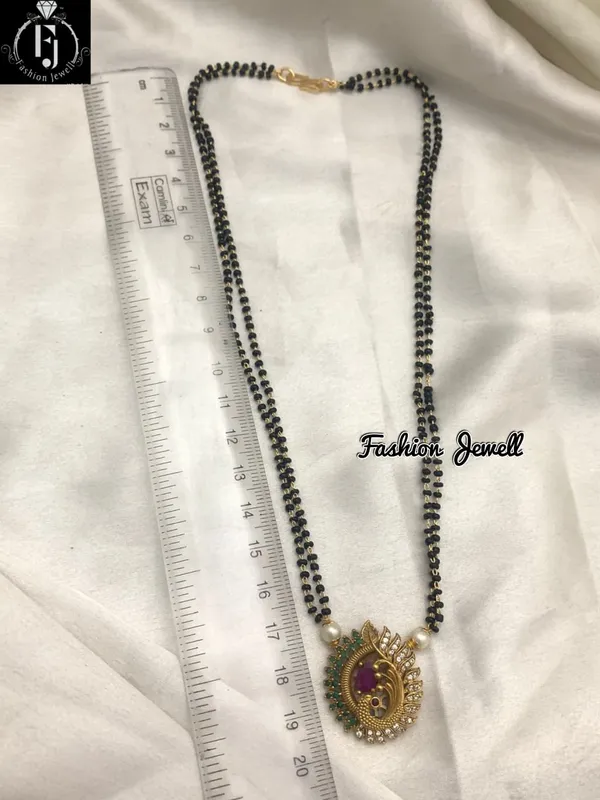 Peacock_Antique_Mangalsutra_Pendant